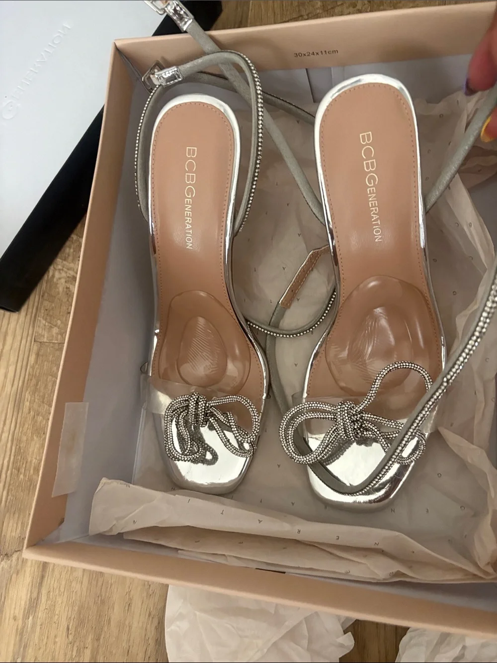 BCBGeneration sparkling rhinestone